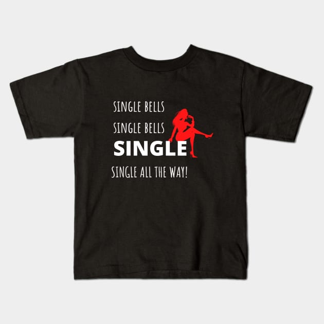 Single Bells Kids T-Shirt by Random Prints